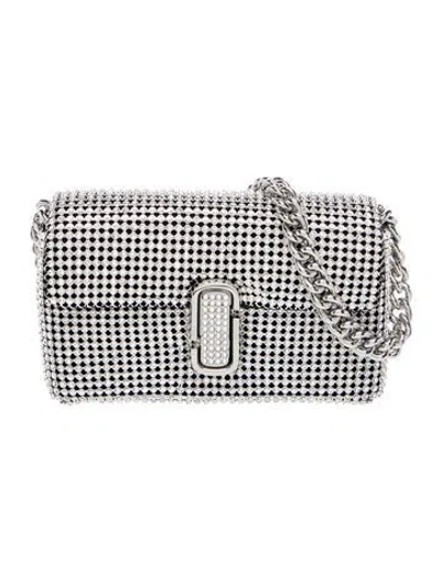 Pre-owned Marc Jacobs Crystal Minaudière In Multi