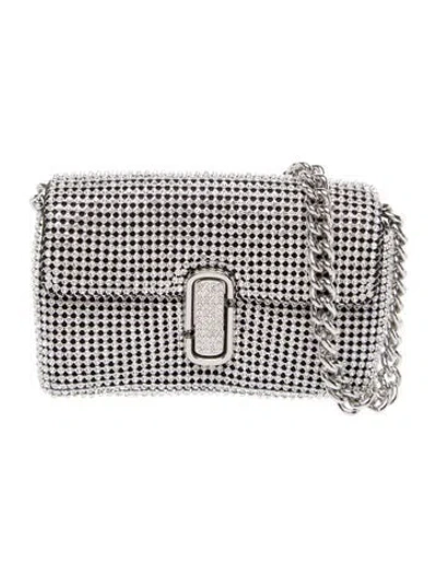 Pre-owned Marc Jacobs Crystal Shoulder Bag W/ Tags In Blue