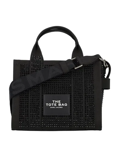 Marc Jacobs Crystal Tote Bag In Black Crystal