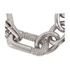 Marc Jacobs Crystal-pave Link Bracelet In Silver