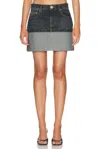 Marc Jacobs Cuffed Mini Skirt In Blue
