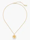Marc Jacobs The Daisy Balloon Necklace In Gold