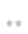 Marc Jacobs Daisy Balloon Stud Earrings In Metallic