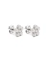 Marc Jacobs Daisy Balloon Stud Earrings In Silver