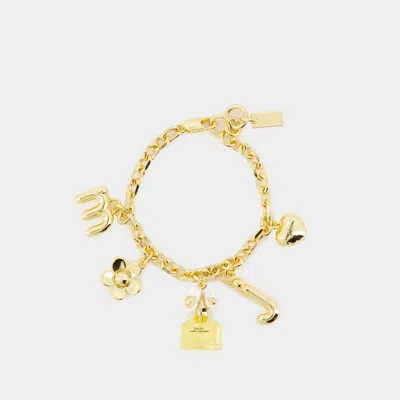 Marc Jacobs Daisy Bracelet In Gold