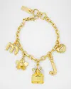 Marc Jacobs Daisy Charm Bracelet In Gold