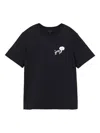Marc Jacobs Joy Daisy Crewneck Baby Tee In Black