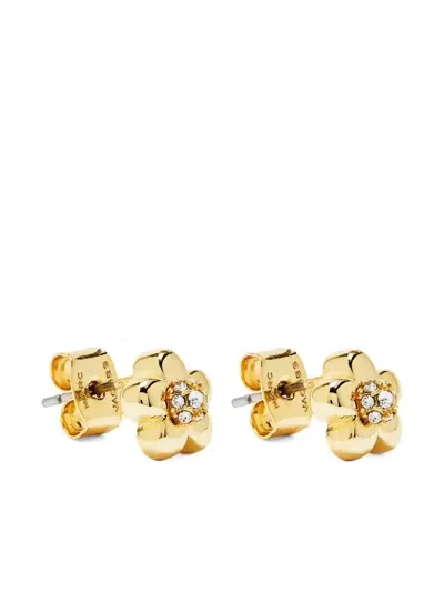 Marc Jacobs Daisy Earrings In Gold