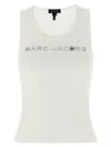 Marc Jacobs White Tank Top With Embroidered Logo