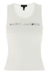 Marc Jacobs White Tank Top With Embroidered Logo
