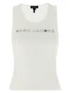 Marc Jacobs White Tank Top With Embroidered Logo In White