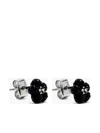 Marc Jacobs Silver  Black Earrings In Silver