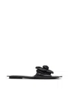 Marc Jacobs Daisy Scalloped-edge Sandals In Black