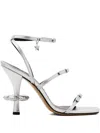 Marc Jacobs Daisy Strap Pumps In Silver