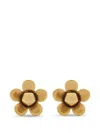 Marc Jacobs Daisy Stud Earrings In Gold