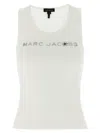 Marc Jacobs White Tank Top With Embroidered Logo