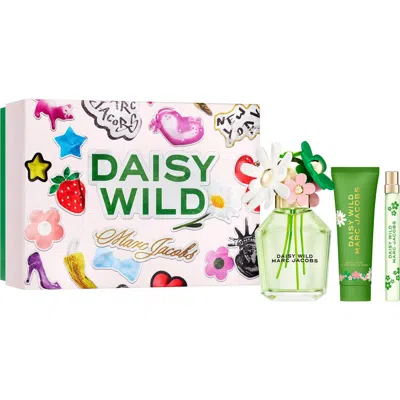 Marc Jacobs Daisy Wild Eau De Parfum Gift Set $229 Value In Transparent