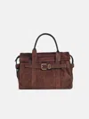 Marc Jacobs 'dakota' Dark Brown Suede Bag In Brown