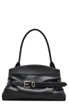 Marc Jacobs Dakota Leather Shoulder Satchel In Black