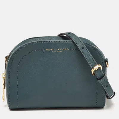 Pre-owned Marc Jacobs Dark Green Leather Playback Dome Crossbody Bag