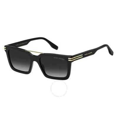 Marc Jacobs Dark Grey Shaded Rectangular Men's Sunglasses Marc 589/s 0807/9o 54 In Black