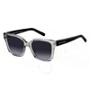 Marc Jacobs Dark Grey Shaded Square Ladies Sunglasses Marc 458/s 0kb7/9o 53