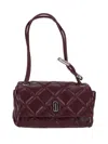 Marc Jacobs Dark Plum Mini Dual Shoulder Bag In Purple