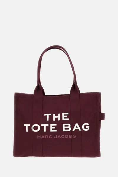 Marc Jacobs Dark Plum The Canvas Large Tote In Purple
