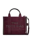 Marc Jacobs Women Dark Plum The Logo Medium Tote, Onesize Luxury Totes For Women Darveys In Burgundy
