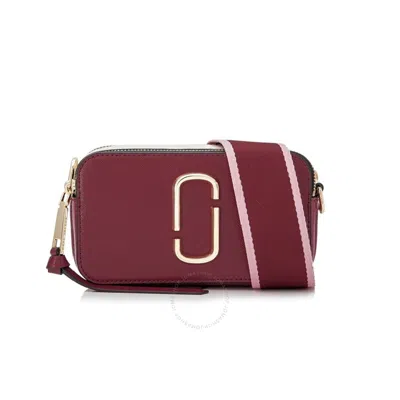 Marc Jacobs The Snapshot Bag Oxblood Multi In Red