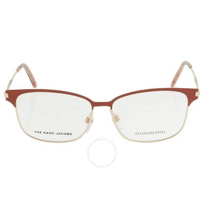 Marc Jacobs Demo Cat Eye Ladies Eyeglasses Marc 535 733 54 In Gold / Peach