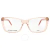 Marc Jacobs Demo Cat Eye Ladies Eyeglasses Marc 598 0r83 54 In Beige / Orange
