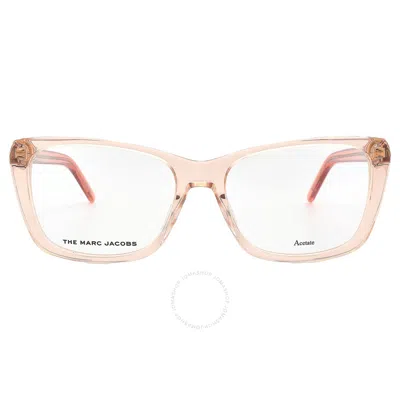 Marc Jacobs Demo Cat Eye Ladies Eyeglasses Marc 598 0r83 54 In Beige / Orange