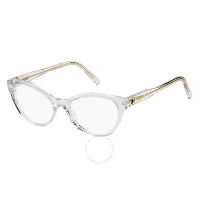 Marc Jacobs Demo Cat Eye Ladies Eyeglasses Marc 628 0900 52 In Metallic