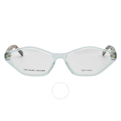 Marc Jacobs Demo Geometric Ladies Eyeglasses Marc 498 0r8m 55 In Azure