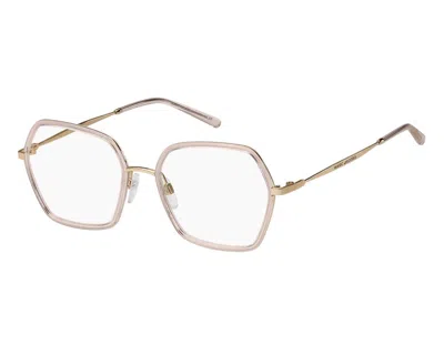 Marc Jacobs Demo Geometric Ladies Eyeglasses Marc 665 0k67 54 In Gold