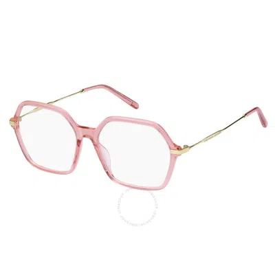 Marc Jacobs Demo Hexagonal Ladies Eyeglasses Marc 615 035j 56 In Pink