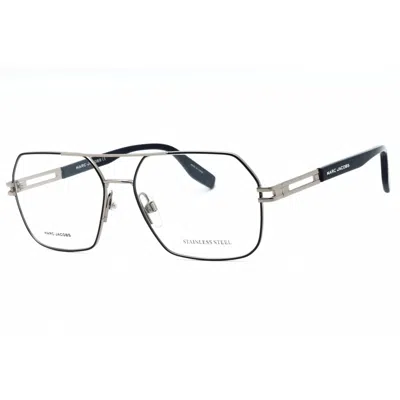 Marc Jacobs Demo Navigator Men's Eyeglasses Marc 602 0v81 57 In Metallic