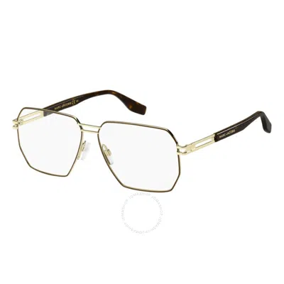 Marc Jacobs Demo Navigator Men's Eyeglasses Marc 635 001q 59 In Gold