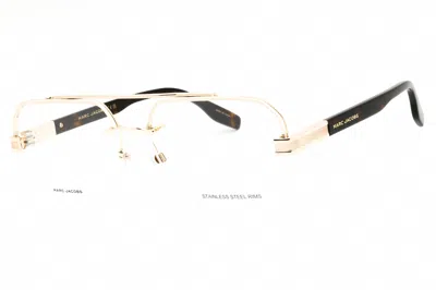 Marc Jacobs Demo Navigator Men's Eyeglasses Marc 714 006j 60 In Gold