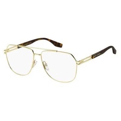 Marc Jacobs Demo Navigator Men's Eyeglasses Marc 751 006j 60 In Gold