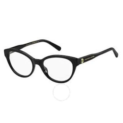 Marc Jacobs Demo Oval Ladies Eyeglasses Marc 628 0807 52 In Black
