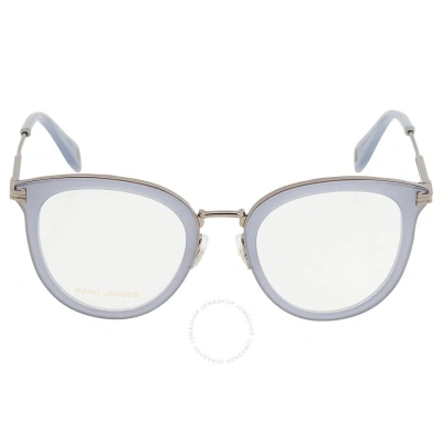 Marc Jacobs Demo Oval Ladies Eyeglasses Mj 1055 0r3t 50 In Azure / Ruthenium