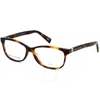 Marc Jacobs Demo Rectangular Ladies Eyeglasses Marc 339 005l 54 In Tortoise
