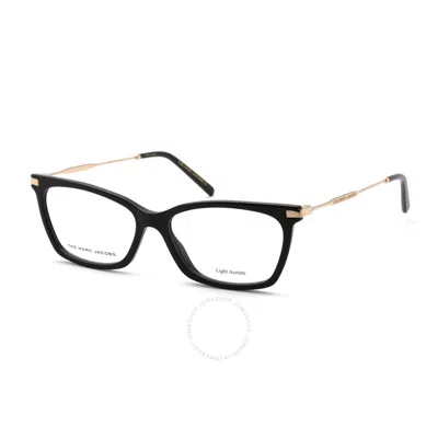 Marc Jacobs Demo Rectangular Ladies Eyeglasses Marc 508 02m2 51 In Brown