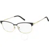 Marc Jacobs Demo Rectangular Ladies Eyeglasses Marc 535 02m2 54 In Gold