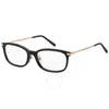 Marc Jacobs Demo Rectangular Ladies Eyeglasses Marc 744/g 0807 53
