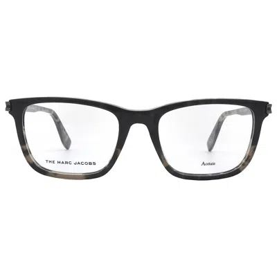 Marc Jacobs Demo Rectangular Men's Eyeglasses Marc 518 0i21 51 In Black / Grey