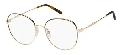 Marc Jacobs Demo Round Ladies Eyeglasses Marc 590 001q 54 In Gold