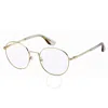 Marc Jacobs Demo Round Unisex Eyeglasses Marc 272 0j5g 53